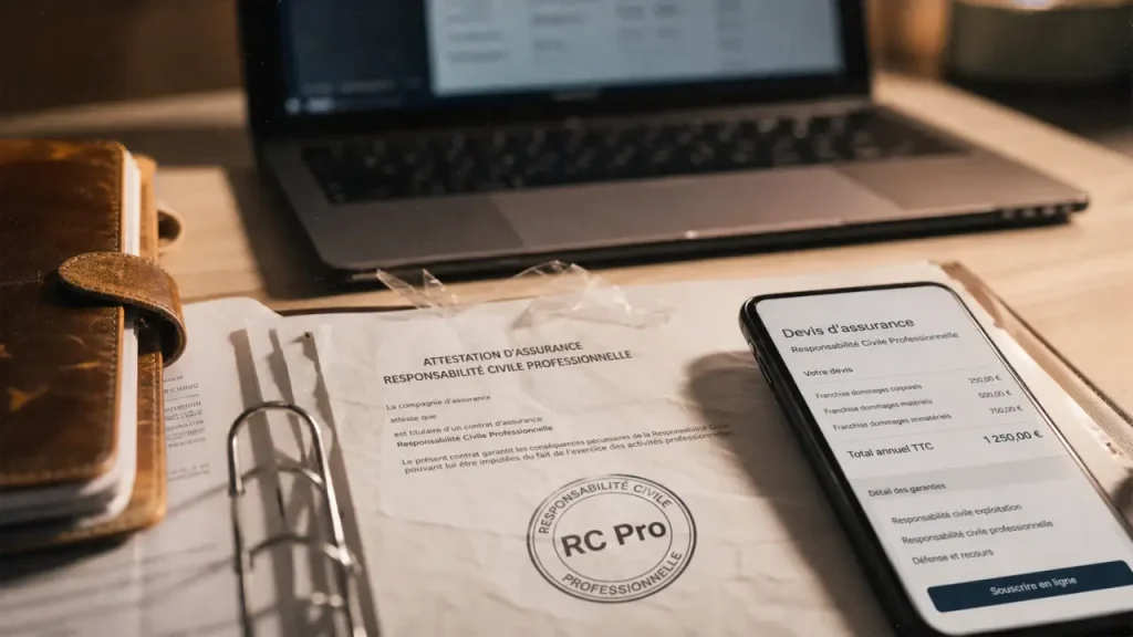 Business insurance Lyon : attestation RC Pro trop légère, premier sinistre