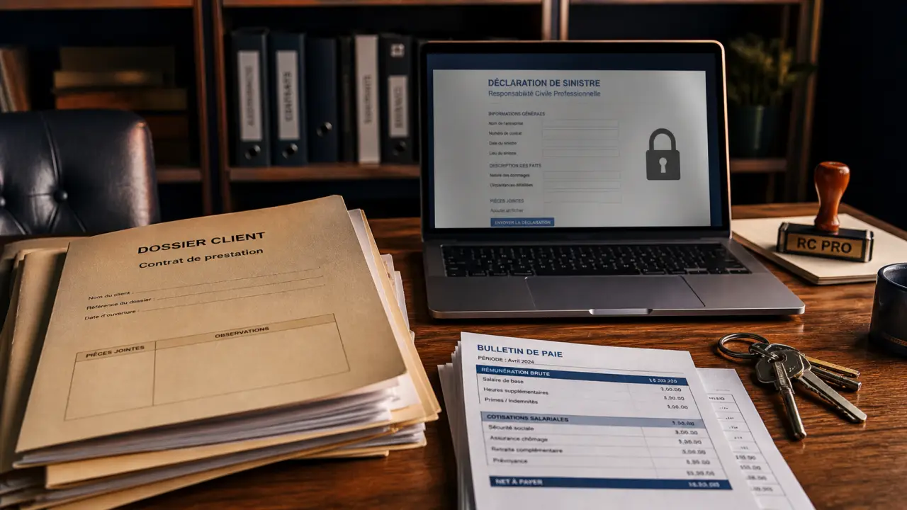 Assurance expert comptable RC Pro et exclusions, documents et cadenas