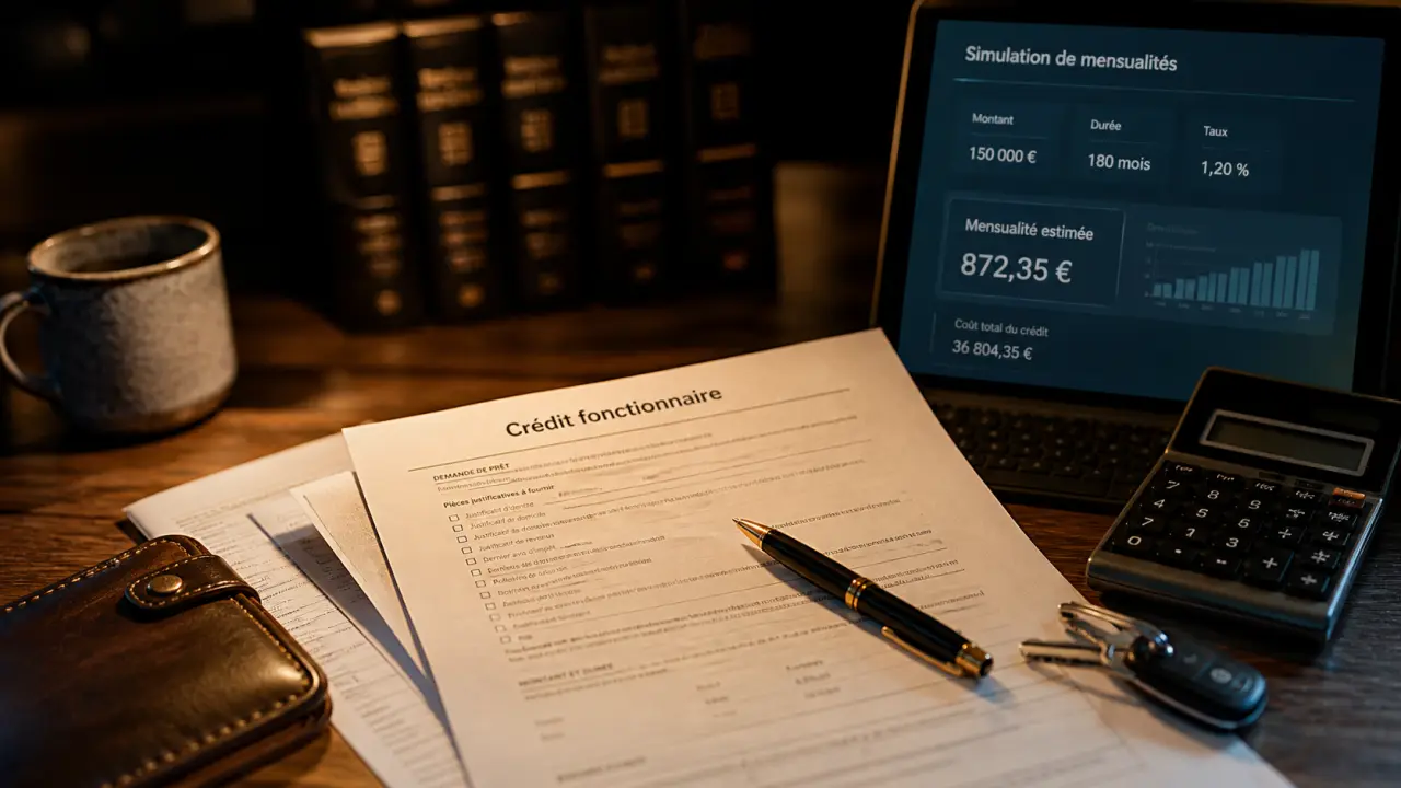 Crédit fonctionnaire immobilier : dossier papier et simulateur