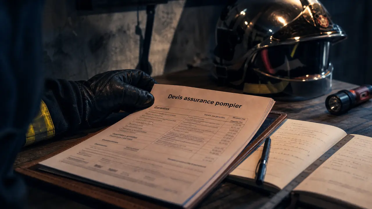 Devis assurance sapeur pompier professionnel, garanties et plafonds à comparer