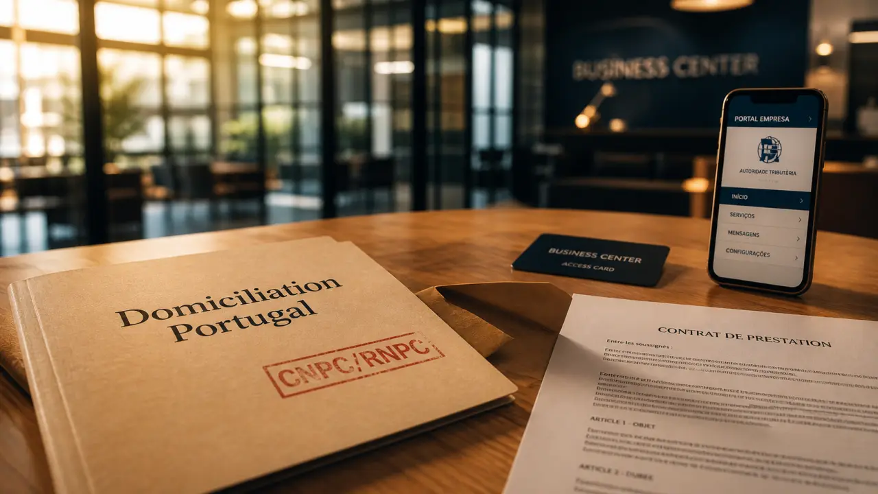 Domicilier son entreprise au Portugal : dossier CNPC/RNPC et contrat à un centre d’affaires