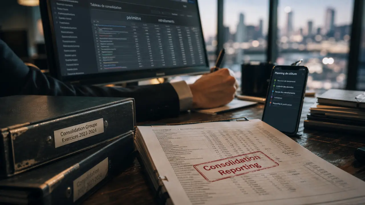 Expert comptable consolidation reporting marseille : consolidation et reporting à Marseille