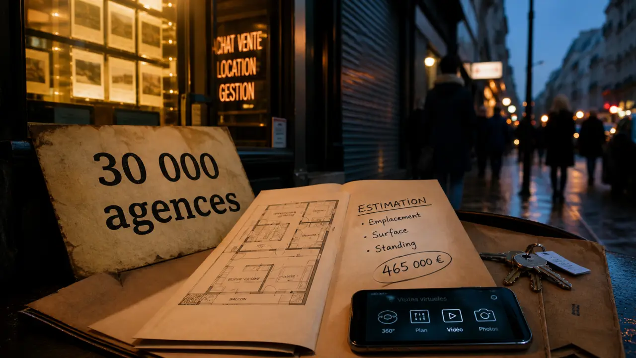 Nombre d'agence immobilière en France : 30 000 agences en vitrine