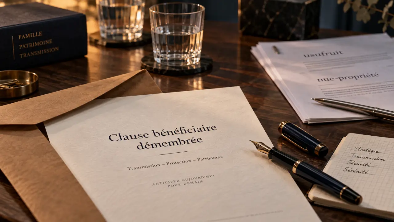 Démembrement assurance vie : clause bénéficiaire pour conjoint, enfants protégés