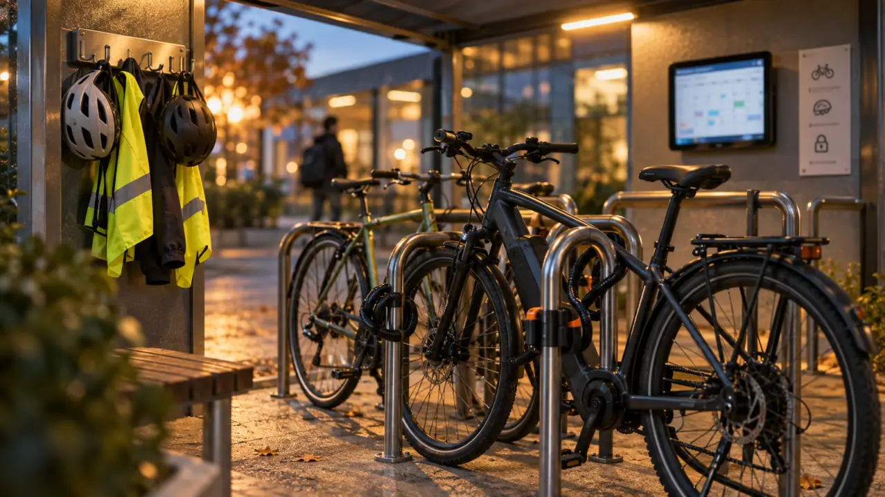 Gestion de flotte vélo en entreprise : stationnement vélos et VAE