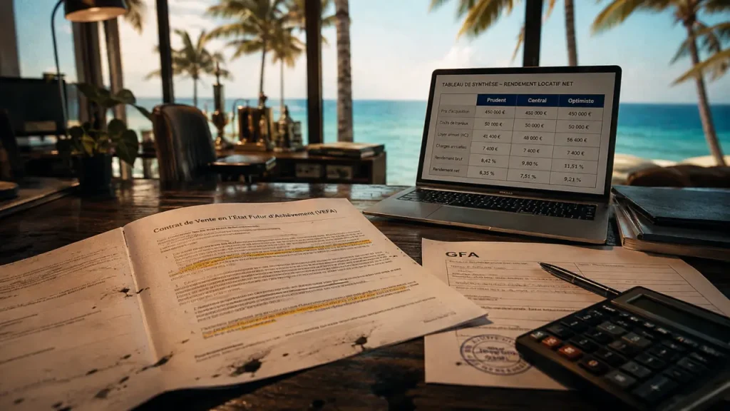 Immobilier île Maurice danger investissement VEFA : risques avant permis et revente