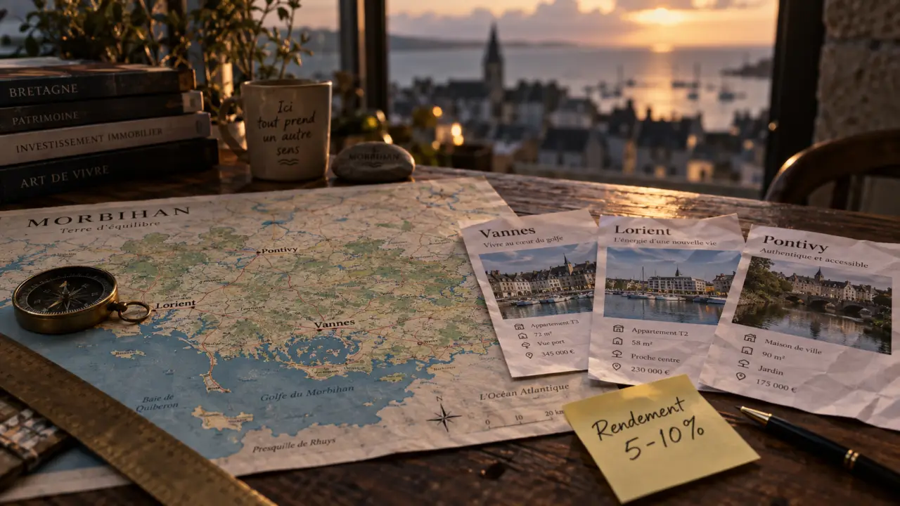 Investissement immobilier Morbihan : Vannes, Lorient ou Pontivy