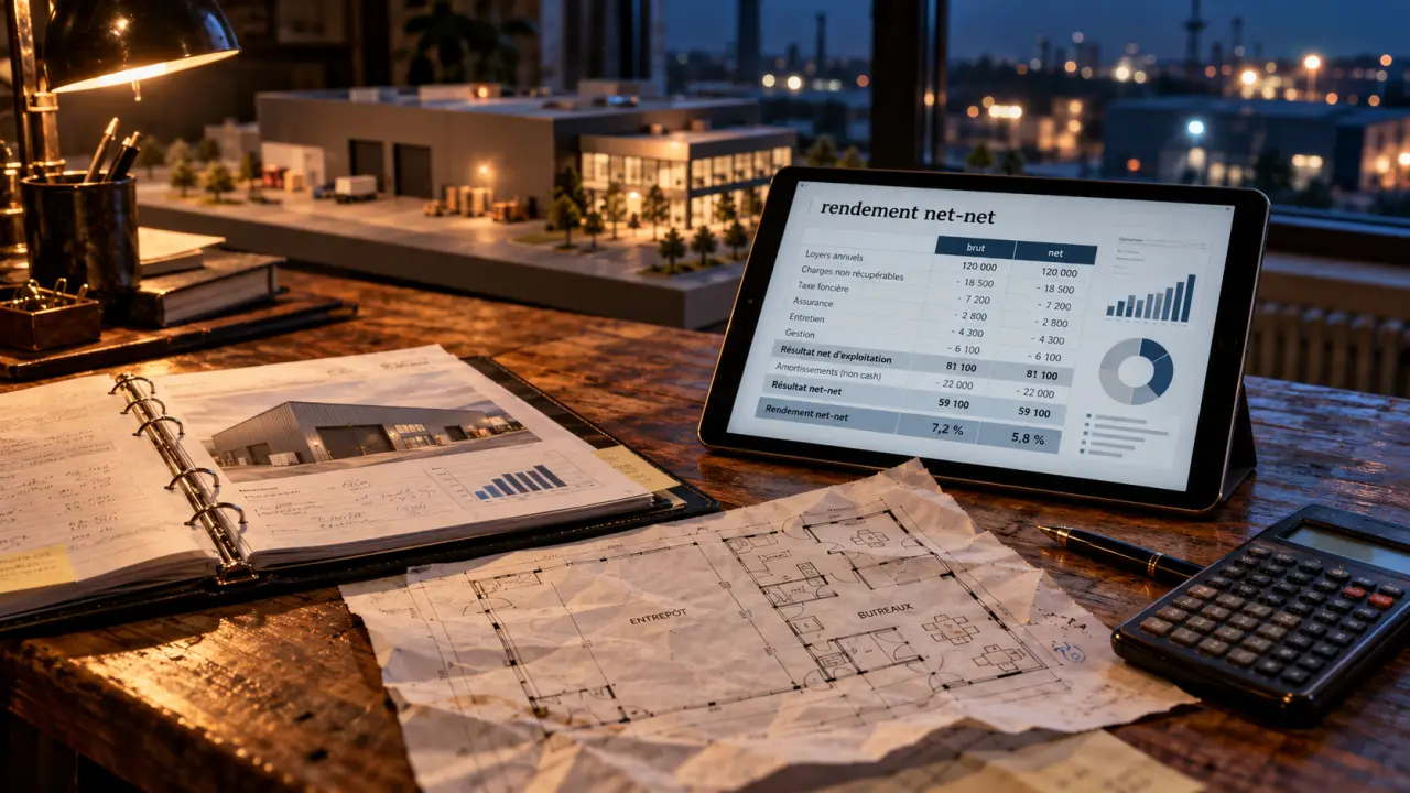Investissement immobilier professionnel : focus sur le rendement net-net, pas le taux affiché.