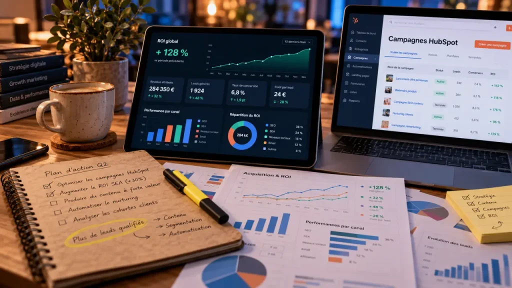 HubSpot : gestion campagnes et reportings en entreprise