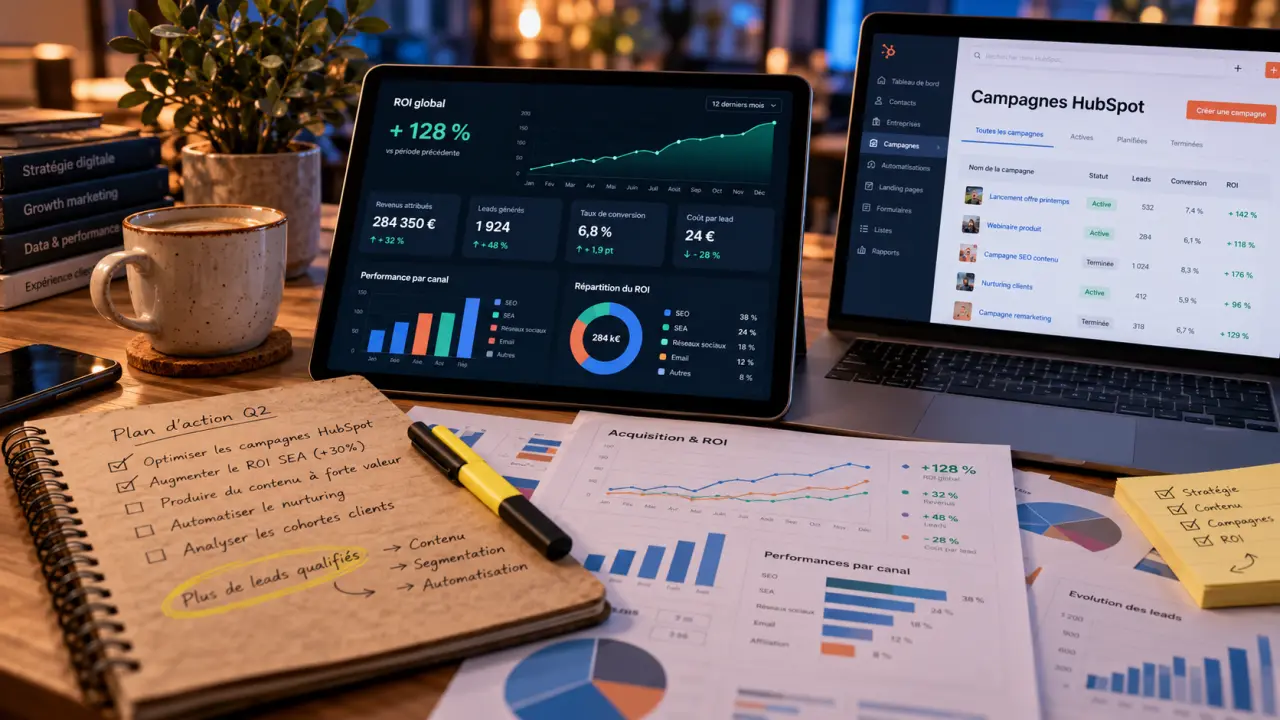 HubSpot : gestion campagnes et reportings en entreprise