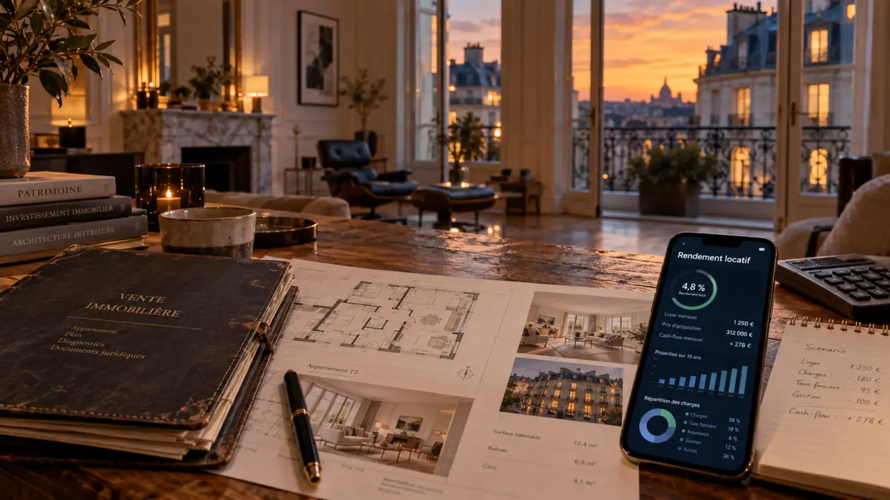 Investissement immobilier ancien : décote et calcul rendement locatif sur dossier ancien