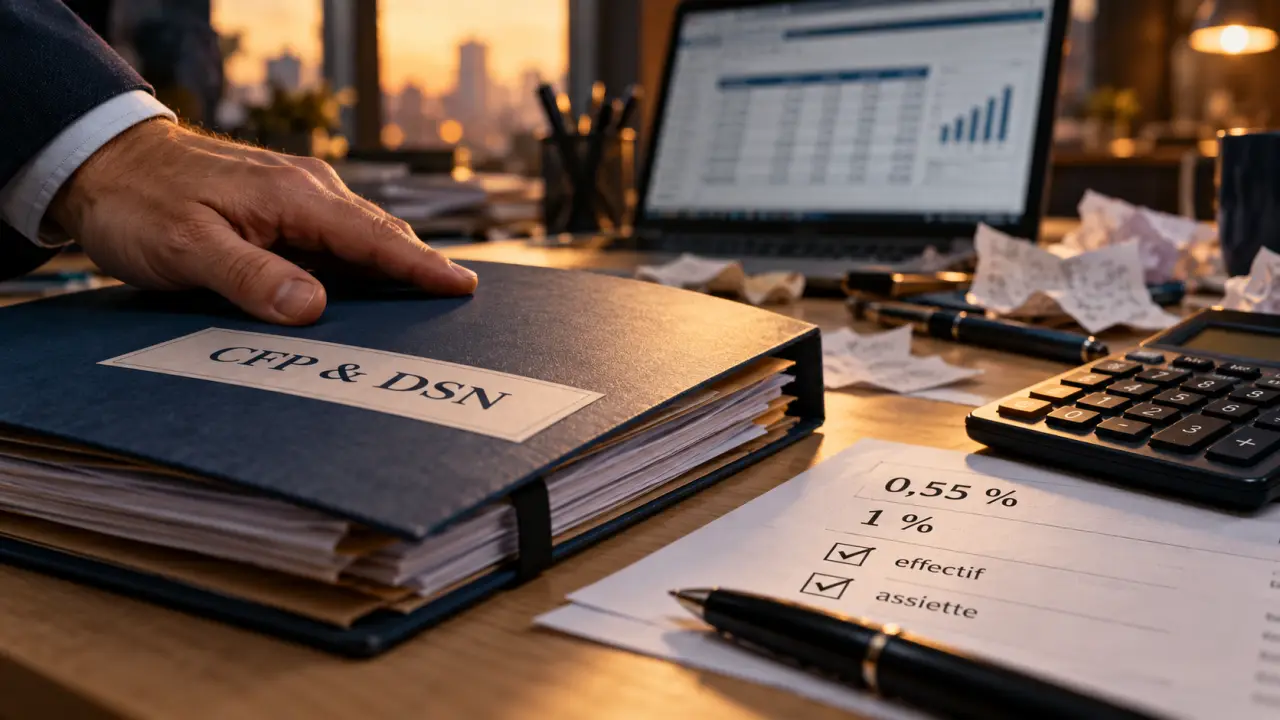Taxe formation professionnelle : taux 0,55 % ou 1 % avant DSN